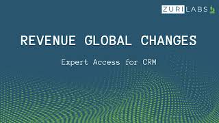 Revenue Global Changes | Expert Access for CRM