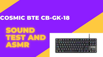 Cosmic Byte CB- GK-18 sound test