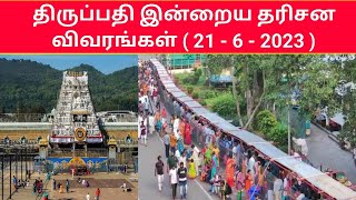 Tirumala latest updates (21-6-2023)|Tirupati today updates|Tirumala today news #tirupati #திருப்பதி