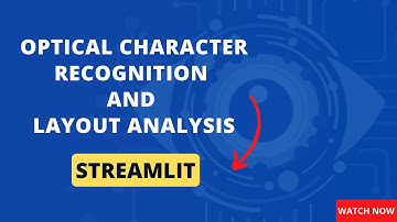 Optical Character Recognition and Layout Analysis with Streamlit Application