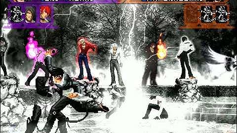 Iori Yagami Team vs Orochi Iori Yagami Team KOF MUGEN