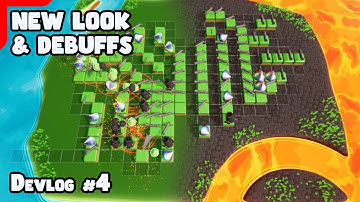 New Look & Debuffs | Tower Defense Devlog 4