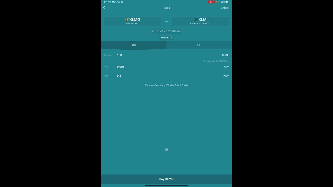 How to trade on LOBSTR lobstr xlm xrp YouTube