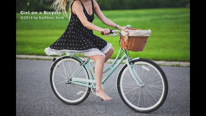 Girl on a Bicycle 2014 by Kathleen Koch
