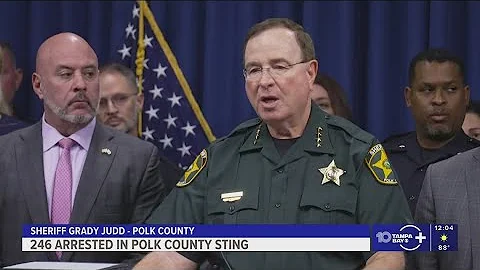 Polk County Sheriff's Office said they arrested over 200 in a human trafficking operation