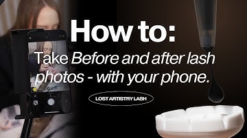 How To Make Lash Content With Your Phone | Taking before and after eyelash extension photos + videos