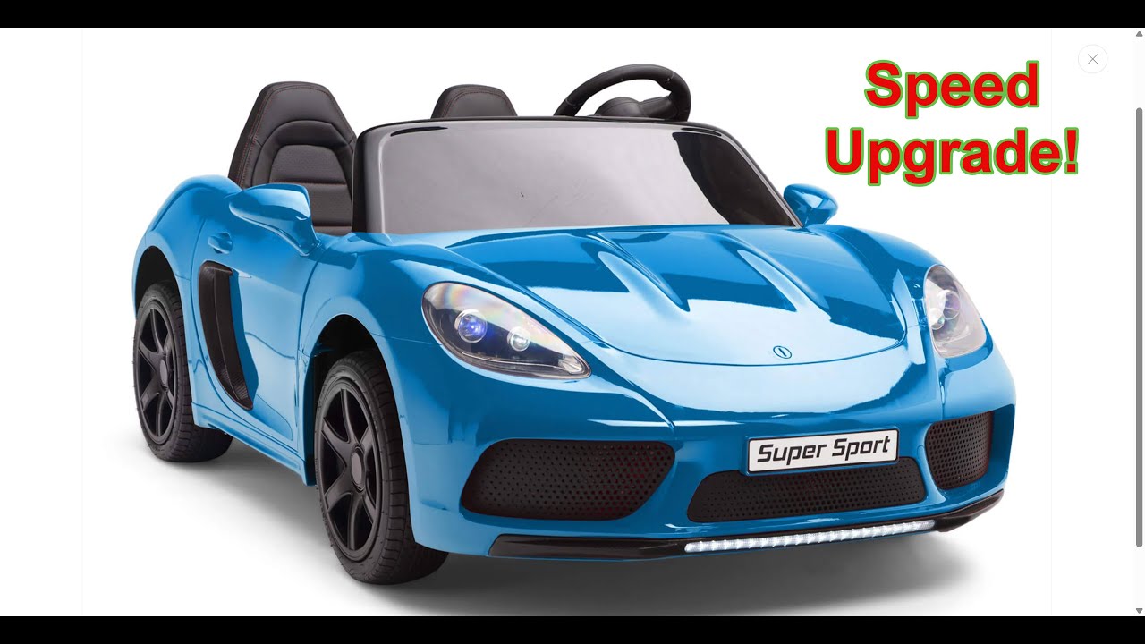 Ride On Super Car XXL 180W 24V Upgrade 24v-48v