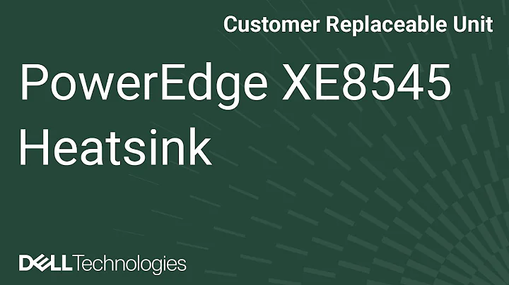Dell  PowerEdge XE8545: Remove/Install GPU Heatsink