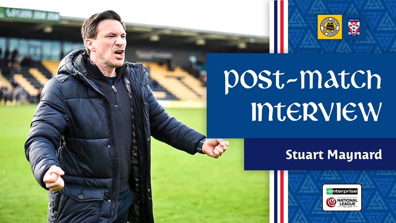 💬 Post-Match Interview | Stuart Maynard | Boston United (A)