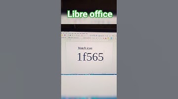 LIBRE OFFICE IN A WATCH ICON || #msword #computer #libreoffice #viral #shorts