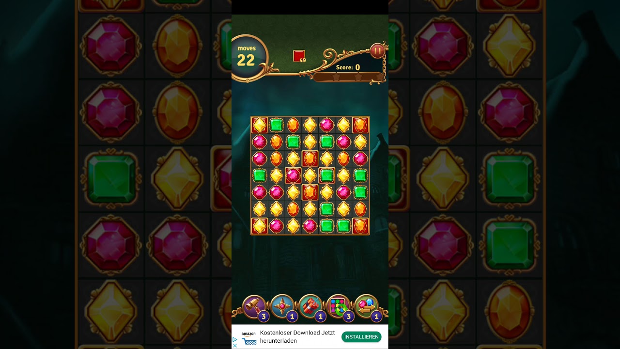 Jewel Castle 💎 🏰 Jewels & Gems Match 3 Legend 2020 Level 26 ⭐⭐ no