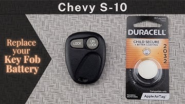 How to DIY Replace Change a 1997 Chevy S-10 Key Remote Fob Battery