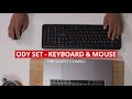 Trust ody wireless silent keyboard and mouse set