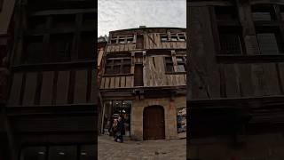 Centre historique de Dinan, Rue de l’Horloge 🏰 Dinan, France - Short video 4k 2025 #dinan