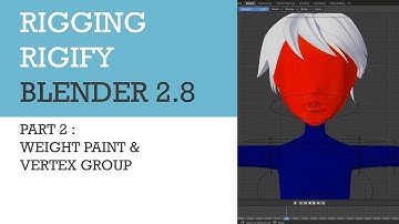 Tutorial Rigging Rigify Blender 2.8 - Part 2 : Weight paint & Vertex Groups