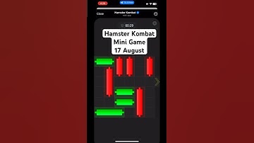 Key 29! 17 August How to Solve Mini GamePUZZLE in Hamster Kombat (100% SOLVED!) Easy Way