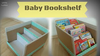 Diy Baby Bookshelf From Cardboard Youtube