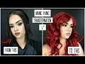 MANIC PANIC TRANSFORMATION | BLACK TO RED HAIR