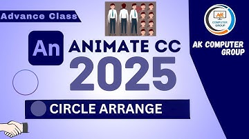 Adobe Animate CC Circle Arrange Full Course | Learn 2D Animation Step by Step