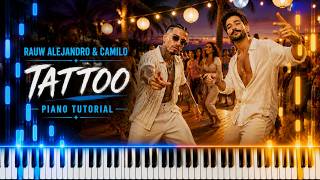 Tattoo Rauw Alejandro - Camilo Piano Lesson!