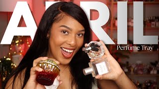 |April Perfume Tray 2024| BEST Spring Perfumes |Revisiting Old Loves In My Perfume Collection 2024