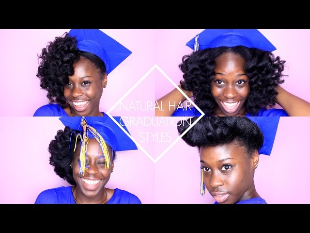 ✨Pinterest✨: @baddiebecky21| Bex ♎️ | | Protective hairstyles for natural  hair, Afro textured hair, Graduation hairstyles with cap