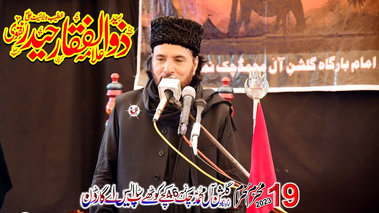 Allama Zulfiqar Haider Naqvi I Yadgar Majlis I 19 Muharram 2023 46 Chak Kala Shah Kaku SA Garden