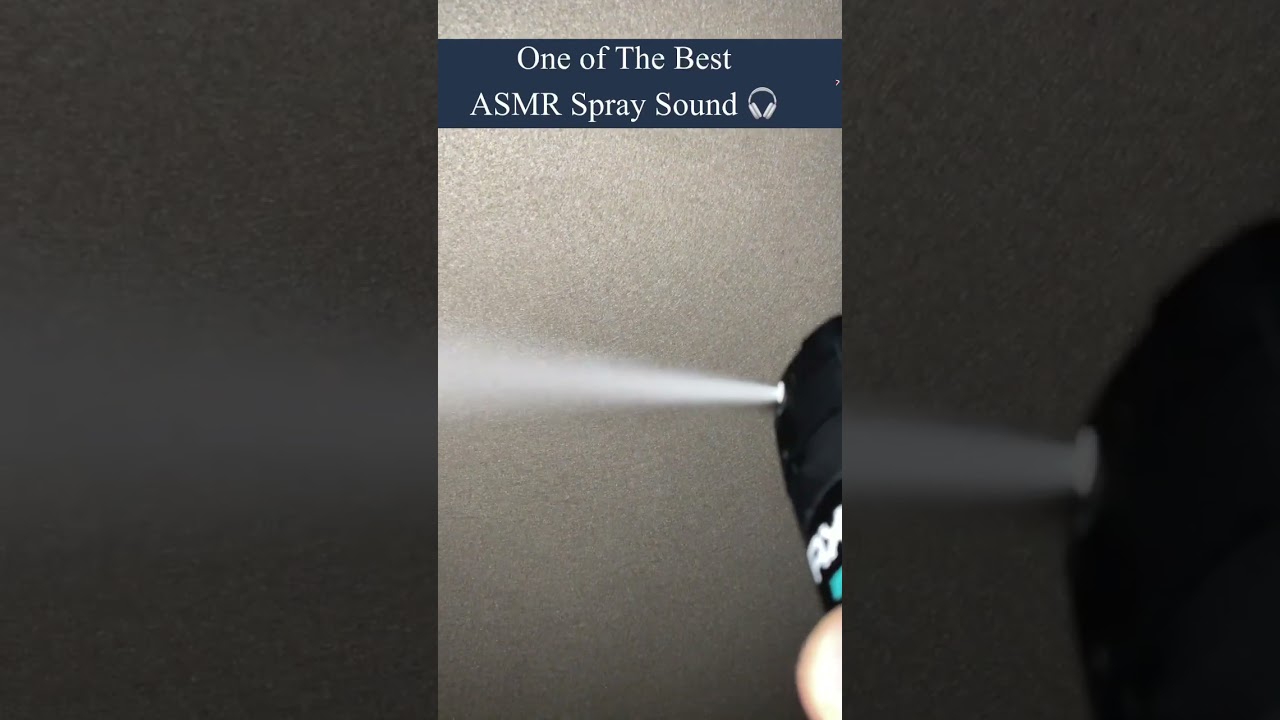 Asmr Spray Sound 