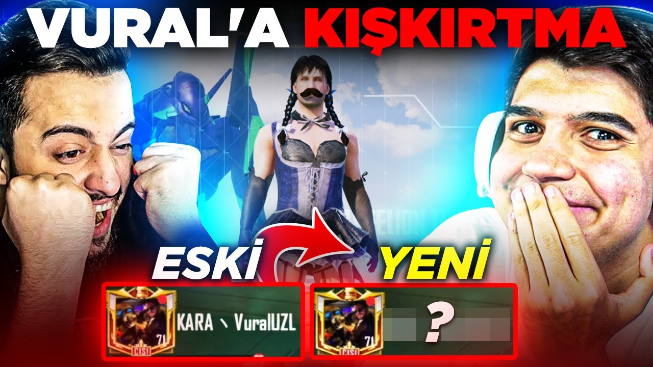 VURAL ÜZÜL'E KIŞKIRTMA!! 😮 4 YILLIK NİCKİNİ DEĞİŞTİRDİM | PUBG Mobile