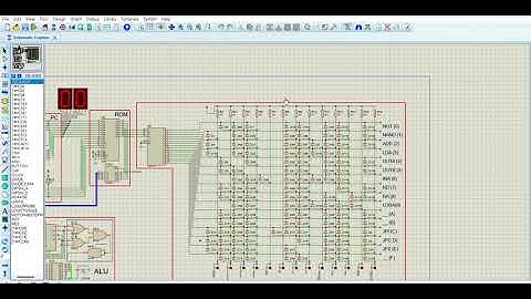 COMPUTADORA DE 4 BITS   Proteus 8 Professional