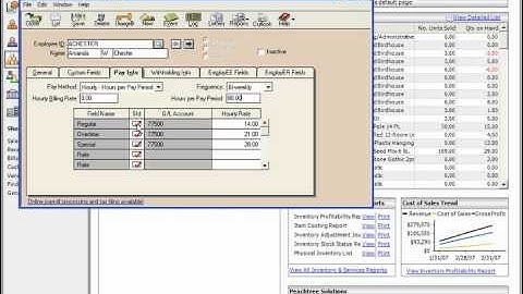 Peachtree Tutorial Adding Employees 2003 2008 Sage Training Lesson 7.2