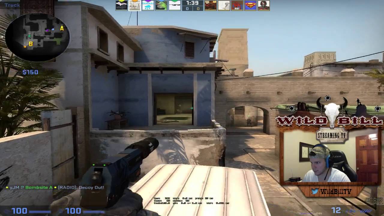 CounterStrike Global Offensive: 3k all HS on pistol