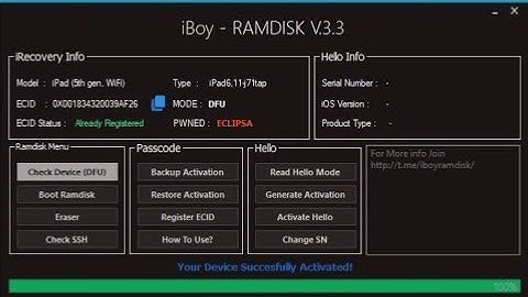 iBoy Ramdisk | iCloud Unlock | Free Unlock Tool | iCloud Bypass