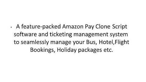 Amazon Pay Ready Made Clone Script