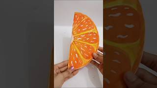 DIY handmade note book 🍊🧡 |#shorts #mininotebook #notes #diy | pages of mine ✨️|