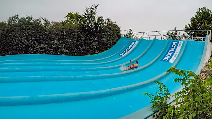 Aquaréna Mogyoród - Nagy Csobbanás | Rubber Racing Multislide Onride POV