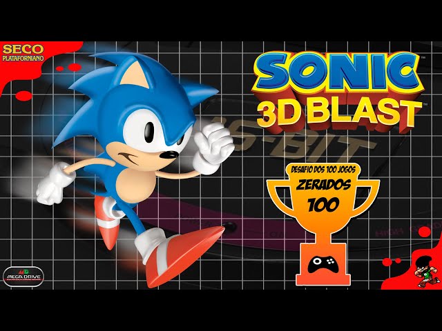 Jogo Sonic 3D Blast - Mega Drive - Sebo dos Games - 10 anos!