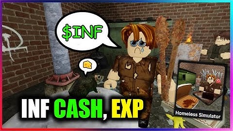 [💰INF] Homeless Simulator Script - INFINITE CASH, LEVEL
