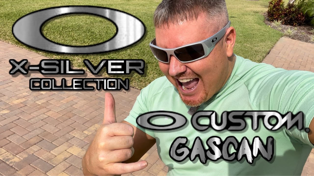 Oakley Gascan X-Silver Collection | Full Review And On Face Video! Oakley X- Silver Collection! - YouTube