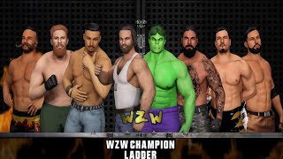 WZW Premiershow - 8 Men Ladder Match für den WZW Championship