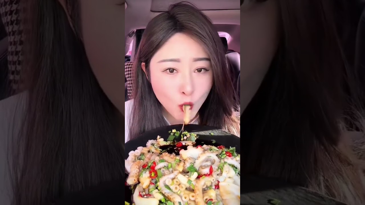 Fresh octopus mukbang tender bites, stay till the last chew. 