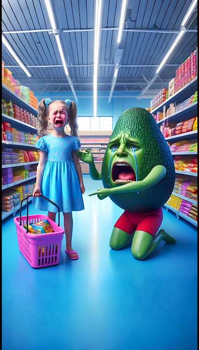 ❤️ Evolution of Baby: Baby crying in shopping mall with avocado 🥰 4 #cat #cute #love #shorts