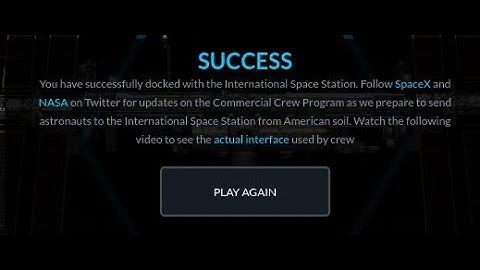 SpaceX ISS Docking Simulator - Speedrun [Imprecise]