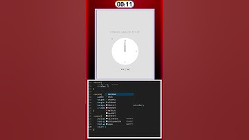 Animated Clock Using HTML CSS JAVASCRIPT 🔥💯👌 #coding #viral #trends #shorts