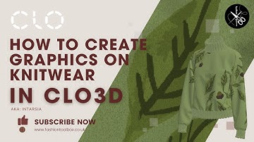 How to Add Graphics & Prints to Knitwear in CLO3D