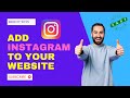 How to easily add instagram to your website  mighty sites