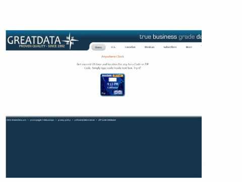 ZIP Code Lookup - Area Code Lookup