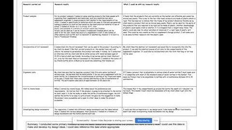 DT NEA IDENTIFYING AND INVESTIGATING DESIGN POSSIBILITIES