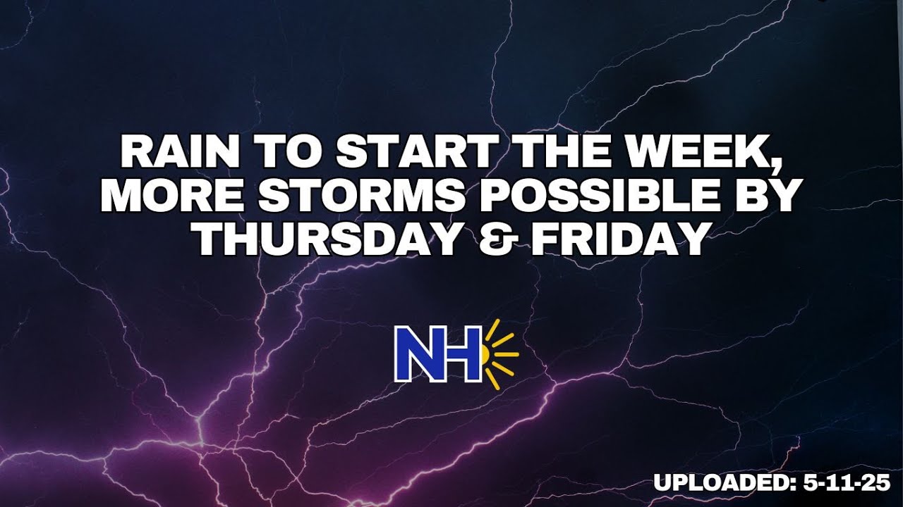 After a beautiful weekend, showers & storms return to start the week (5 ...