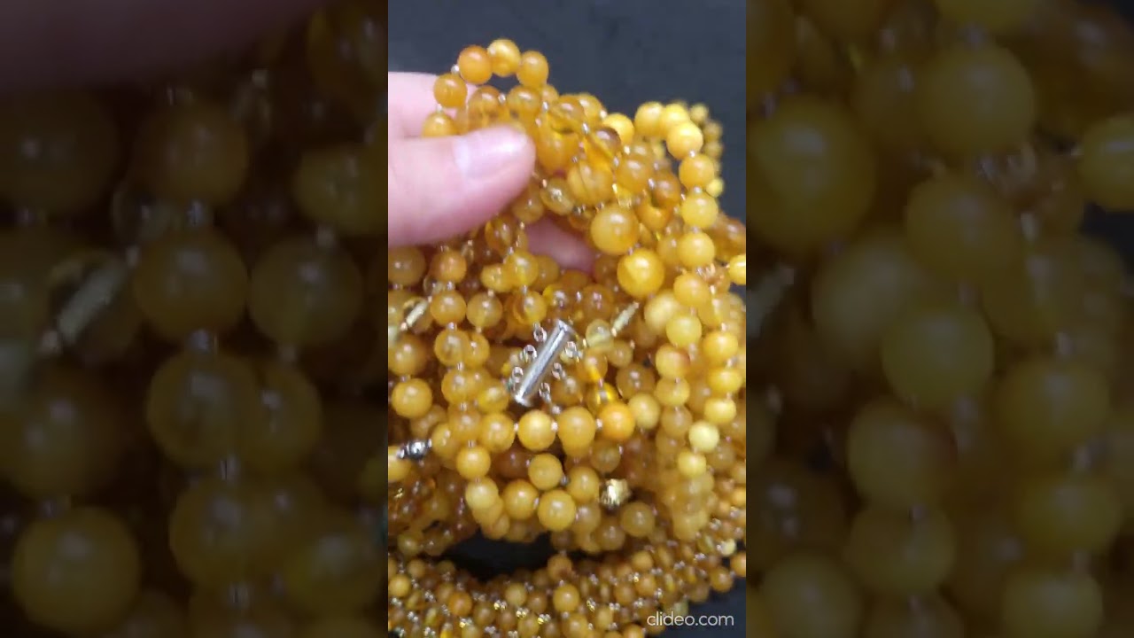 Vintage amber necklace